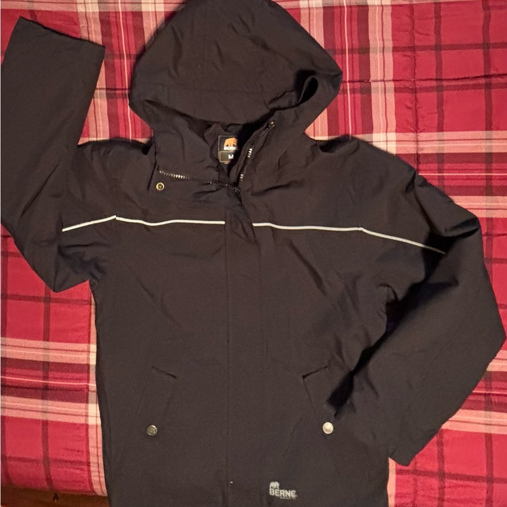 Kids Coastline Hooded Jacket - Black